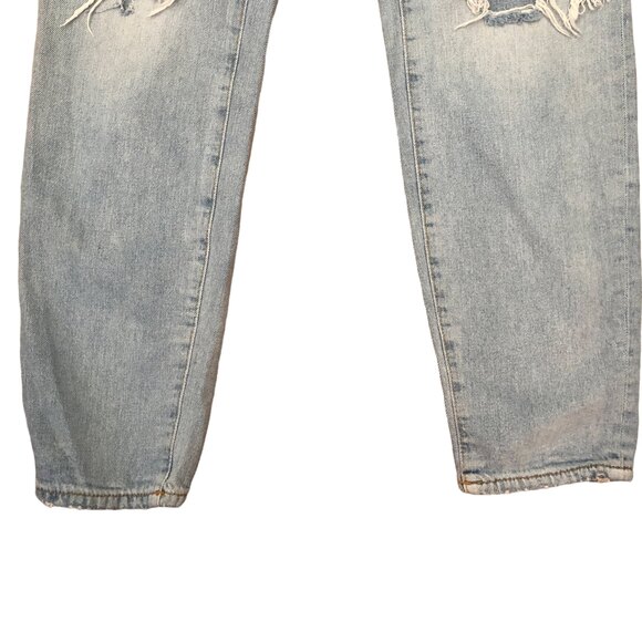 Urban Outfitters BDG Mom Jeans Women’s Size 27 Light Wash Distressed High Rise - Picture 12 of 12